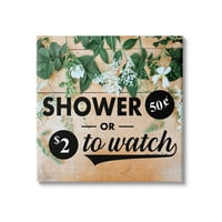 תעשיות סטופל מקלחות חמישים סנט או צפו בפרחי אמבטיה מצחיקים, 24, עיצוב מאת איבון קולמן בורני