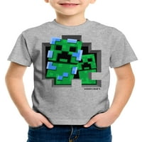 נערי Minecraft טעונים חולצות טריקו גרפיות, אריזה, גדלים 4-18