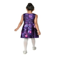 שמלת סאטן פרחוני לילדים פלייס, גדלים 4-16