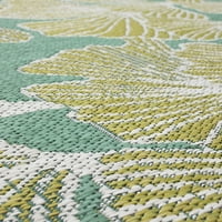 מוהוק הבית ג'ייד פרפר שטיח אזור חיצוני, ירוק ליים, 2 '6 6'