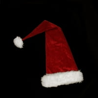 36 כובע חג המולד של סנטה קלאוס ארוך במיוחד - גודל למבוגרים