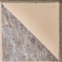 מוהוק ביתי פריזמטי ראסל משובץ פחם מעבר פסים מדויק שטיח אזור מודפס, 5'x8 ', אפור