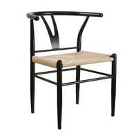 בתים וגנים טובים יותר חבילת כיסא המשאלות של ספרינגווד, בסיס מתכת עם גימור שחור