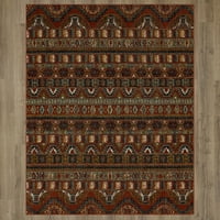 מוהוק שפטסברי שטיח שטיח אזור מקורה, אדום, 3 '5'