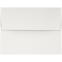 Luxpaper a הזמנה מעטפות Weel & Press, 3 4, חבילה לבנה טבעית