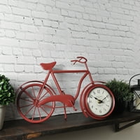 Firstime & Co.® שעון שולחן אופניים אדום, מודרני, אנלוגי, ב