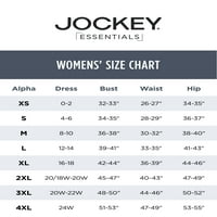 Jockey® Essentials Seamfree® תחתונים היפסטר אקו, חבילה, תחתוני קו רכים ללא קו, תחתונים נוחות, גדלים קטנים