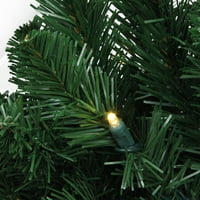 9 ' 14 מואר מראש אולימפיה אורן מלאכותי חג המולד גרלנד - חם לבן הוביל אורות