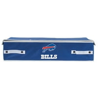 פרנקלין ספורט NFL Buffalo שטרות מתחת לפחי אחסון המיטה - גדולים