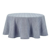 מרתה סטיוארט חלת דבש מודרנית מבד חווה מפת שולחן, כחול, 70 סיבוב