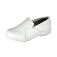 שעה נוחות קליסטה רוחב רחב נעלי נוחות לעבודה ולבוש מזדמן לבן 7