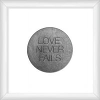 לחיות 31, אהבה אף פעם לא נכשלת כסף, 10.375x10. אומנות קיר