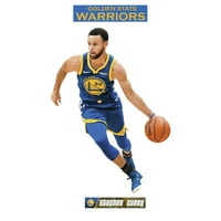 Fathead Stephen Curry - מדבקות קיר נשלפות ב- NBA בגודל טבעי.