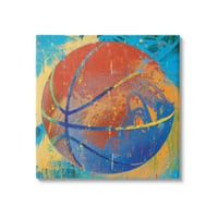 תעשיות סטופל פיצוץ עירוני כדורסל ספורט גלריית אמנות גרפית עטופה באמנות קיר הדפסה, עיצוב מאת סוואנה מילר