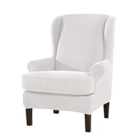 Subrte 2 חלקים SPANDE כסאות זרוע אלסטיים כיסא כיסא כיסא כיסא כיסא כנף בד וונף אחורי ריהוט מגן על ספה ספה