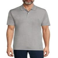 חולצת פולו של שרוול קצר של ג'ורג 'גברים, חולצת פולו, 2 חבילה
