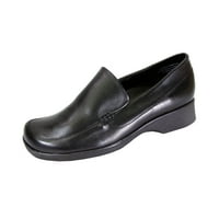 נוחות שעה נעלי נוחות רוחב רוחב רחב לעבודה ולבוש מזדמן שחור 7.5