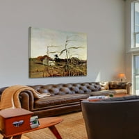 שדה תירס של מרמונט היל סתיו מאת אנדרו ווית 'דפוס ציור על בד עטוף