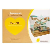 Rosewood Pet Pico XL שקוף צהבה ביתית מלאה בית קטן