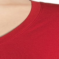 חולצת טריקו של Terra & Sky's Plus בגודל V עם שרוולים ארוכים