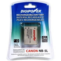 סוללת מצלמה דיגיטלית של Digipower ליתיום יון, 850mAh