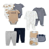 הילד של קרטר שלי תינוק בגדים, מכנסיים, ביבס, ושינה n 'משחק, 10 חלקים, preemie-9m