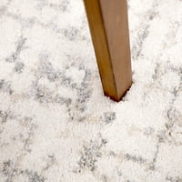 אוריאן שטיחים לין עכשווי רך לבן אזור שטיח