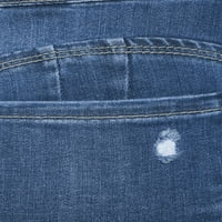 ג' ינס סקיני פוש-אפ של ווא ג ' וניורס עם הרס