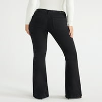 ג'ינס סופיה מליסה מליסה התלקחות גבוהה של ג'ינס שחור, 33 , גדלים 2-20
