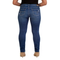 ג 'ינס סקיני אמצע עלייה של נשים ג' ורדאש