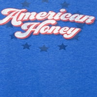 דרך לחגוג חולצת טריקו של דבש אמריקאית לנשים