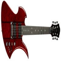 גיטרות עשירות Mockingbird Legacy Stq Hardtail גיטרה חשמלית, טרנס אדום