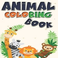 ספר צביעה של בעלי חיים: מתנה נהדרת לבנים ולבנות שלך, למידה פנטסטית וכיף עם עיצוב חמוד לילדים
