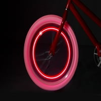 אורז אורביט אדום LED אופניים דיבר אורות קליפ, חבילה