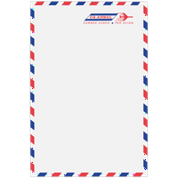 מעטפות קצה פתוח של Luxpaper, לבן, 50 חבילות