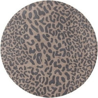 אמנותי אורגים ביקאורי אפור חום מודרני 9 ' 9 עגול אזור שטיח