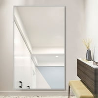 נייטייפ במראה מודרנית באורך מלא מראה רצפה לסלון חדר שינה, אפור