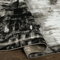 אורגים אומנותיים רוקסבורג פחם מודרני 7'10 10'6 שטיח אזור
