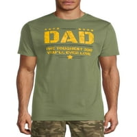 העבודה של יום האב הכי קשה שאתה אוהב חולצת טריקו גרפית לגברים וגברים גדולים