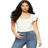 מכנסי ג'ינס של סופיה מאת סופיה ורגארה רפרוף לנשים בגד גוף
