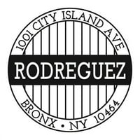 חותמת גומי עגולה עצמית עגולה - The Rodreguez