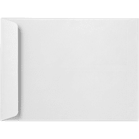 מעטפות קצה פתוח של Luxpaper, לבן בהיר, 1000 חבילה