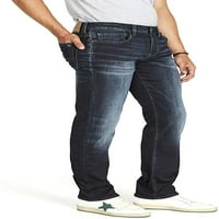 ג'ינס ישר דק של באפלו דיוויד ביטון, שחור, שחור, 40x32