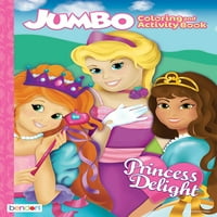 Bendon Publishing Princess Jumbo Color and Fourning Book