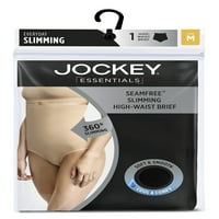 Jockey® Essentials Sliming's Shiming High מותניים בקצרה, קירור קירור, תחתוני הרזיה בגוף, בגדלים קטנים