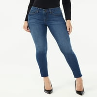 סופיה ג 'ינס נשים של סופיה סקיני אמצע עלייה קרסול ג' ינס