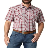 RANGLER® שרוול קצר של הגברים החולצה המערבית