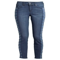 ג'ינס סופיה מאת סופיה ורגרה סופיה רזים רזים בגודל תחרה אמצע-עליון ג'ינס קרסול, נשים