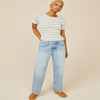 ג'ינס רגוע של שנות ה -90 של הנשים
