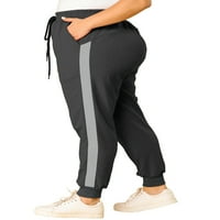מציאות ייחודיות מכנסי טרנינג פלוס גודל גודל אלסטיים מכנסיים המותניים מכנסיים